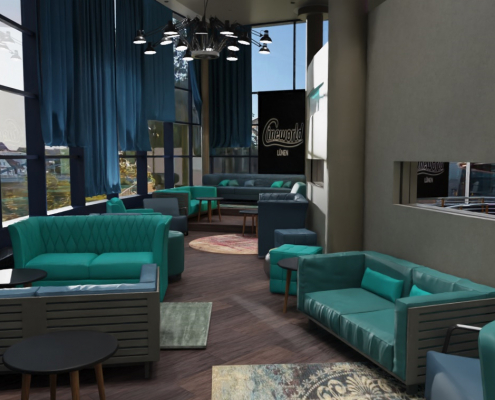Cineworld Lünen: Umbau Foyer und Relaxzone