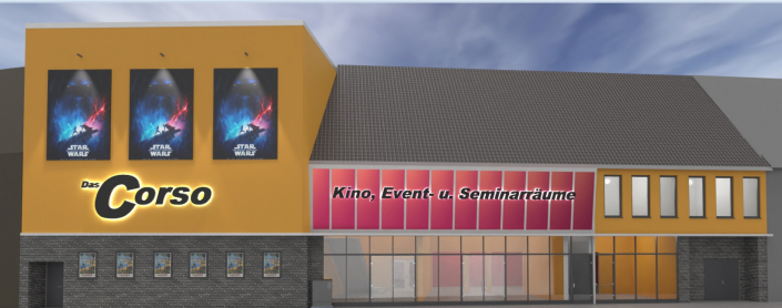 Kinodesign: Erweiterung auf 6 Säle und Modernisierung Corso Mayen